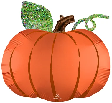 Satin Infused Halloween Pumpkin Balloon