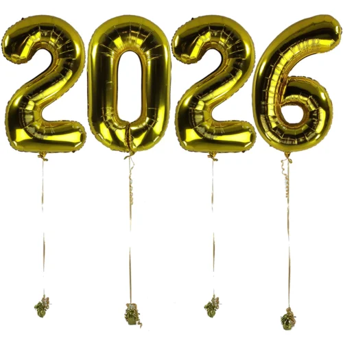 Year Helium Balloon Display