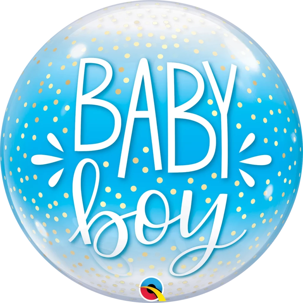 Baby Boy Balloon In Blue