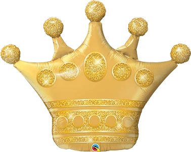 Gold crown fantasy balloon