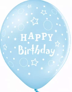 Happy Birthday Light Blue